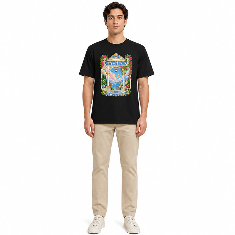 Arcadian Veranda Reverie Black T-shirt