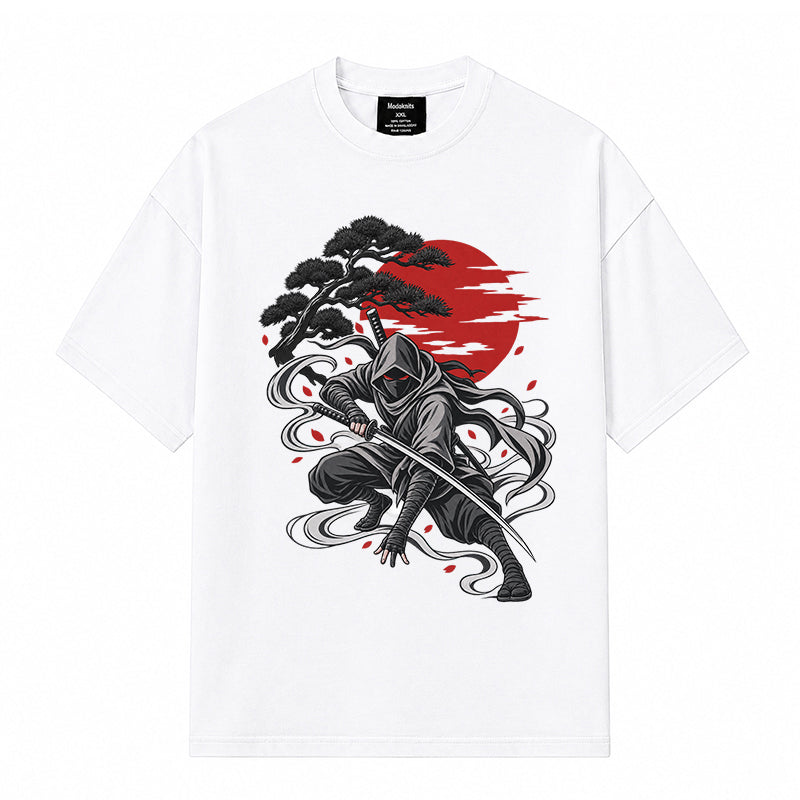 Beneath the Crimson Pine Black T-shirt