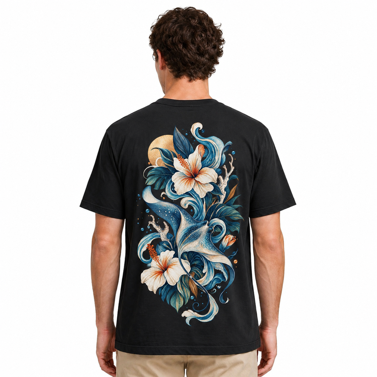 Beneath the Quiet Tide Black T-shirt