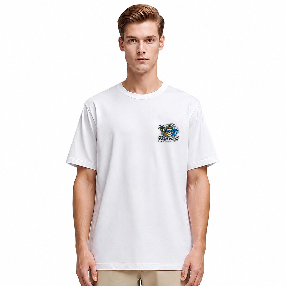 Palm Wave Nomad Black T-shirt