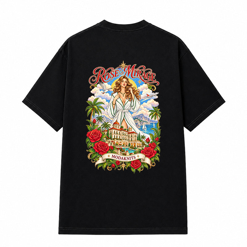 Rose Mirage Black T-shirt