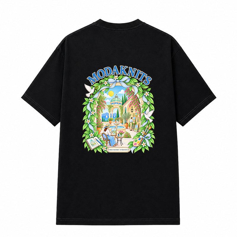 The Painter's Veranda Black T-shirt