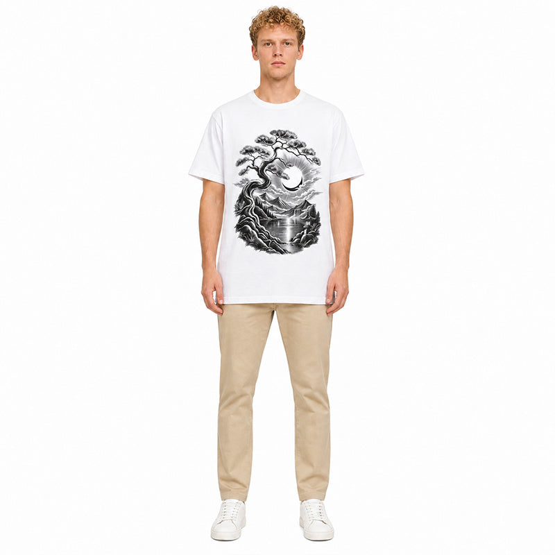 Where Sun and Moon Meet Black T-shirt