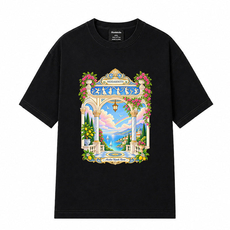 Arcadian Veranda Reverie Black T-shirt