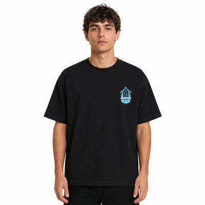 Azure Horizon Court Black T-shirt