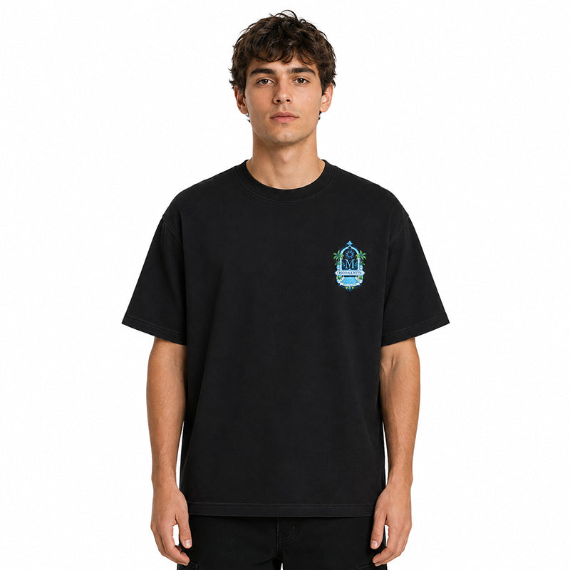 Azure Horizon Court Black T-shirt