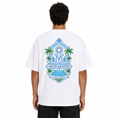 Azure Horizon Court Black T-shirt