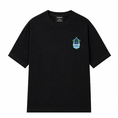 Azure Horizon Court Black T-shirt