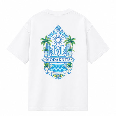 Azure Horizon Court Black T-shirt