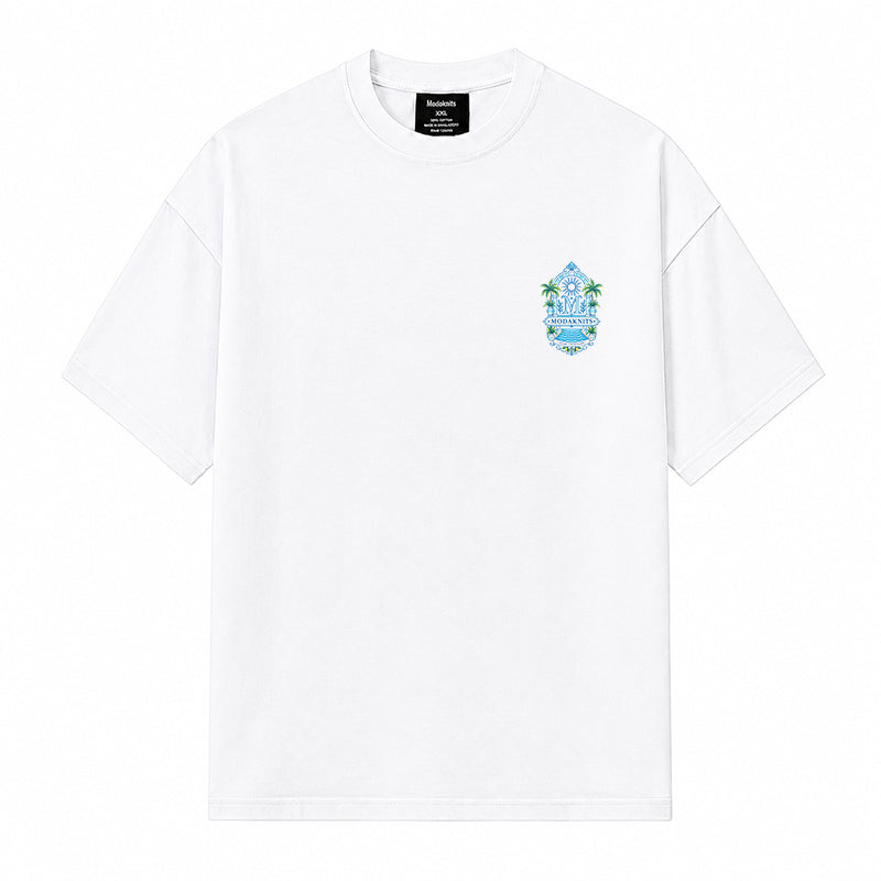 Azure Horizon Court Black T-shirt