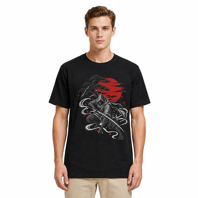 Beneath the Crimson Pine Black T-shirt