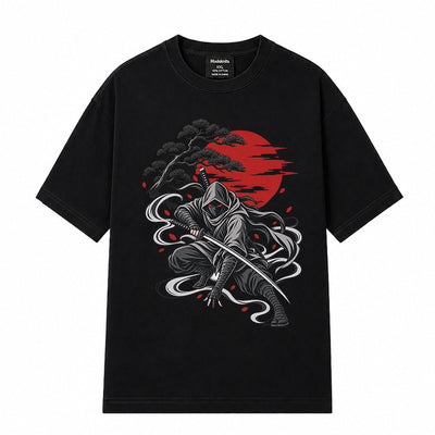 Beneath the Crimson Pine Black T-shirt