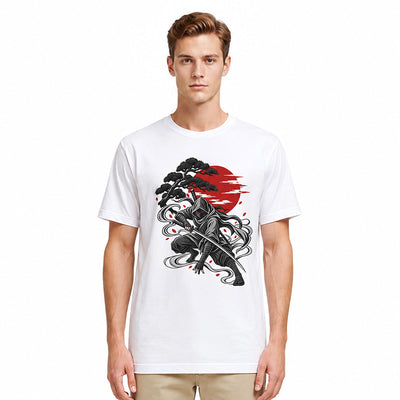 Beneath the Crimson Pine Black T-shirt