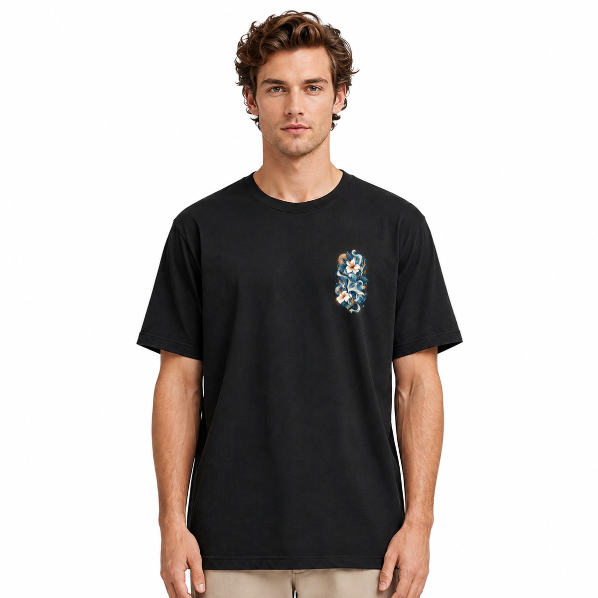 Beneath the Quiet Tide Black T-shirt