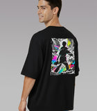 Graffiti Runner Silhouette Graphic T-Shirt