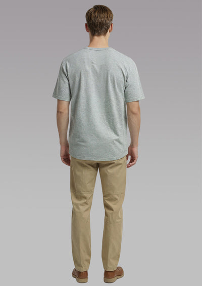 Modaknits Heather Grey Relaxed Fit T-Shirt