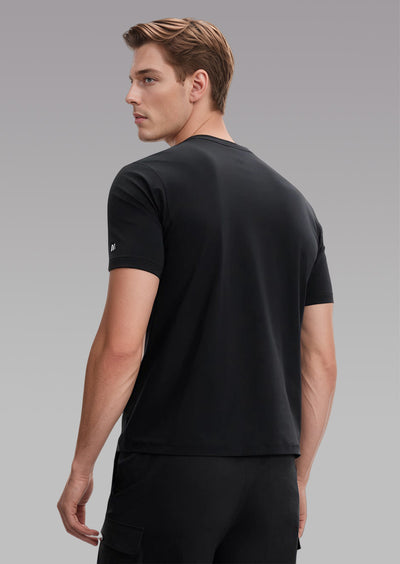 Modaknits Minimal Performance Black Active T-Shirt