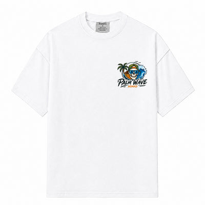 Palm Wave Nomad Black T-shirt