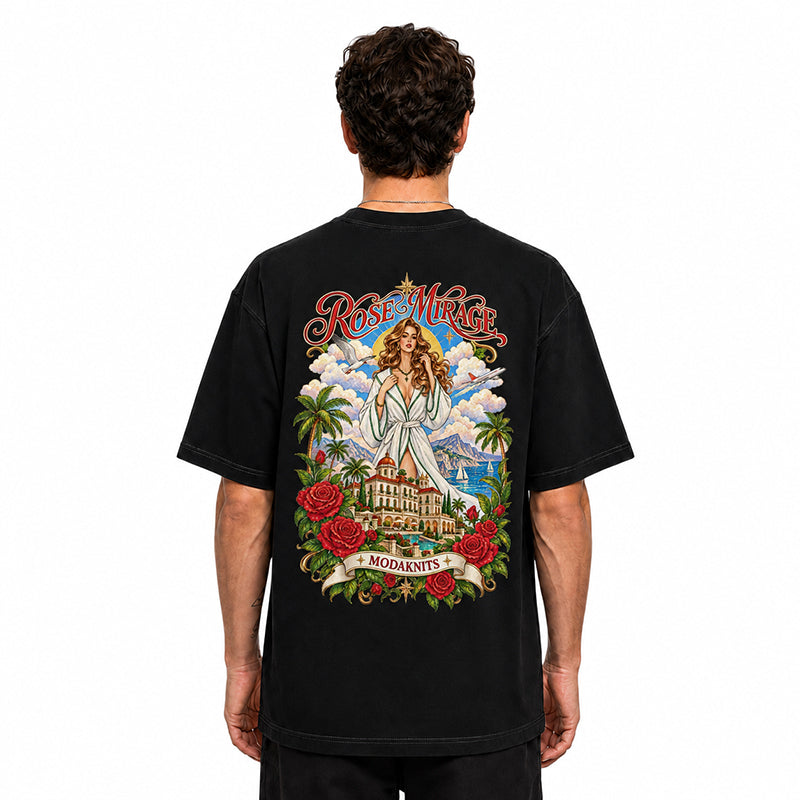 Rose Mirage Black T-shirt