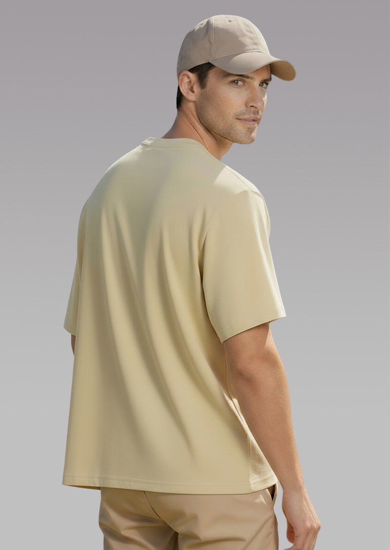 Sand Beige Oversized T-Shirt