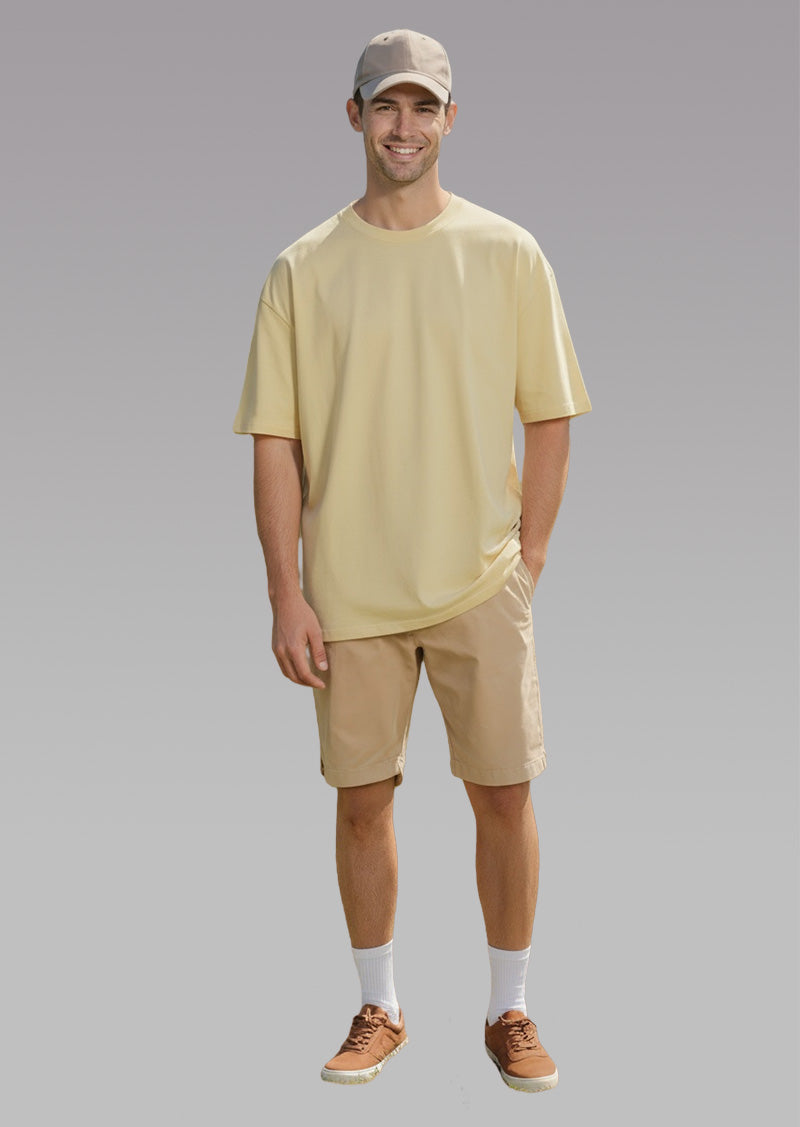 Sand Beige Oversized T-Shirt