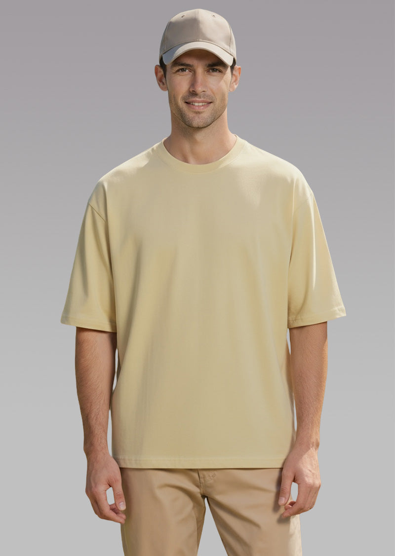 Sand Beige Oversized T-Shirt