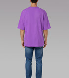 Solid Purple Oversized T-Shirt