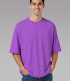 Solid Purple Oversized T-Shirt