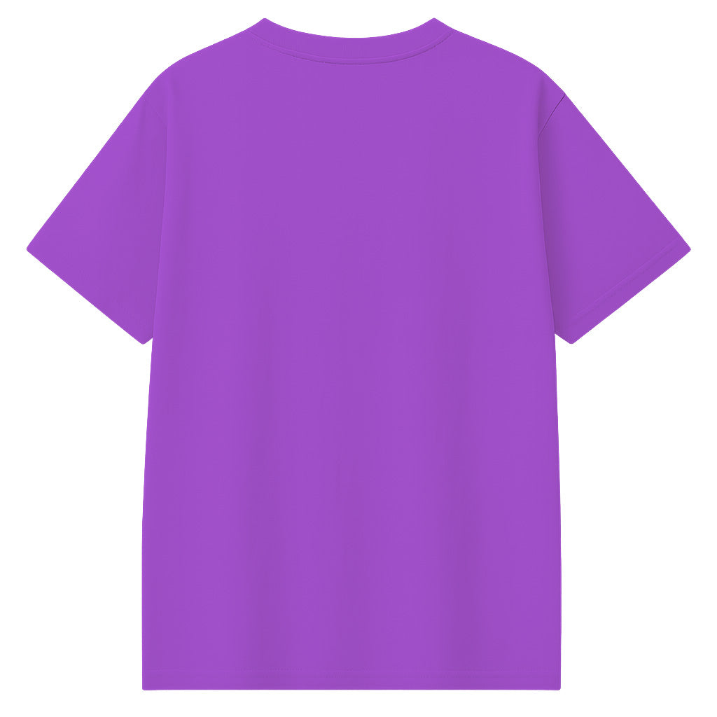 Solid Purple Oversized T-Shirt