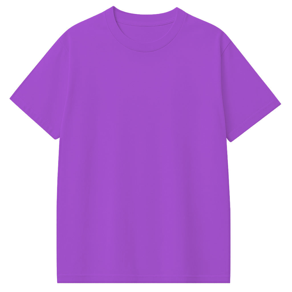 Solid Purple Oversized T-Shirt