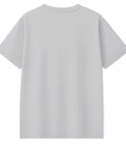 Solid Silver Oversized T-Shirt