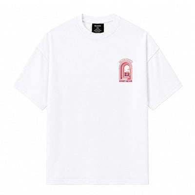 Sunset Arcade White T-shirt