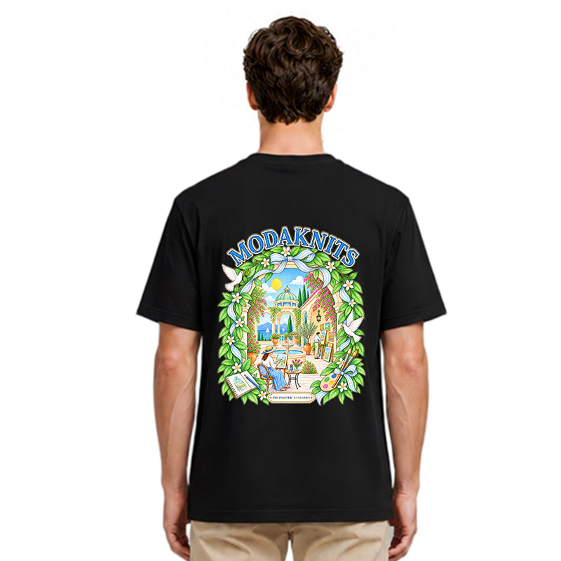 The Painter's Veranda Black T-shirt
