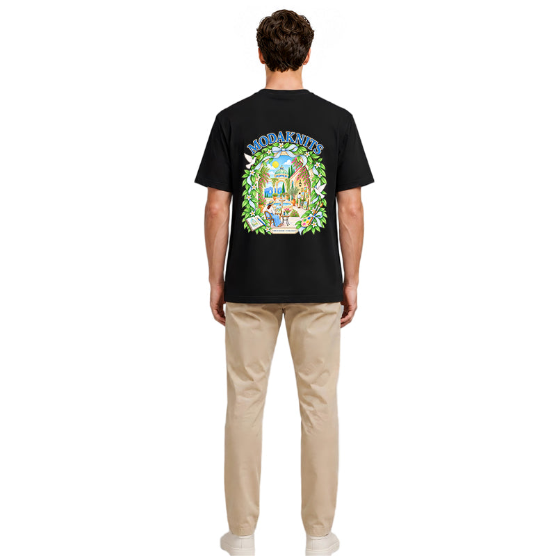 The Painter's Veranda Black T-shirt