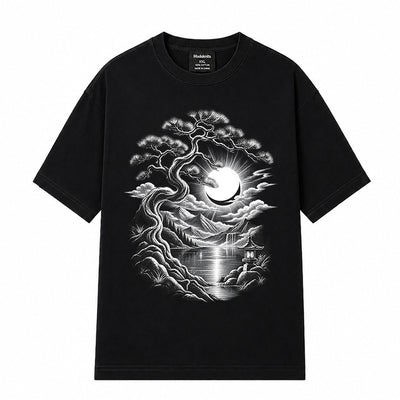 Where Sun and Moon Meet Black T-shirt