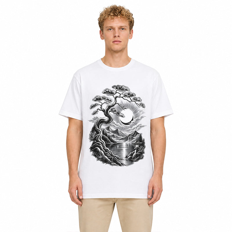 Where Sun and Moon Meet Black T-shirt