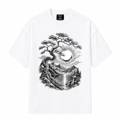 Where Sun and Moon Meet Black T-shirt