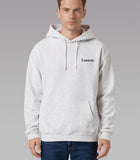 White Minimal Logo Hoodie