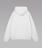 White Minimal Logo Hoodie