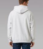 White Minimal Logo Hoodie