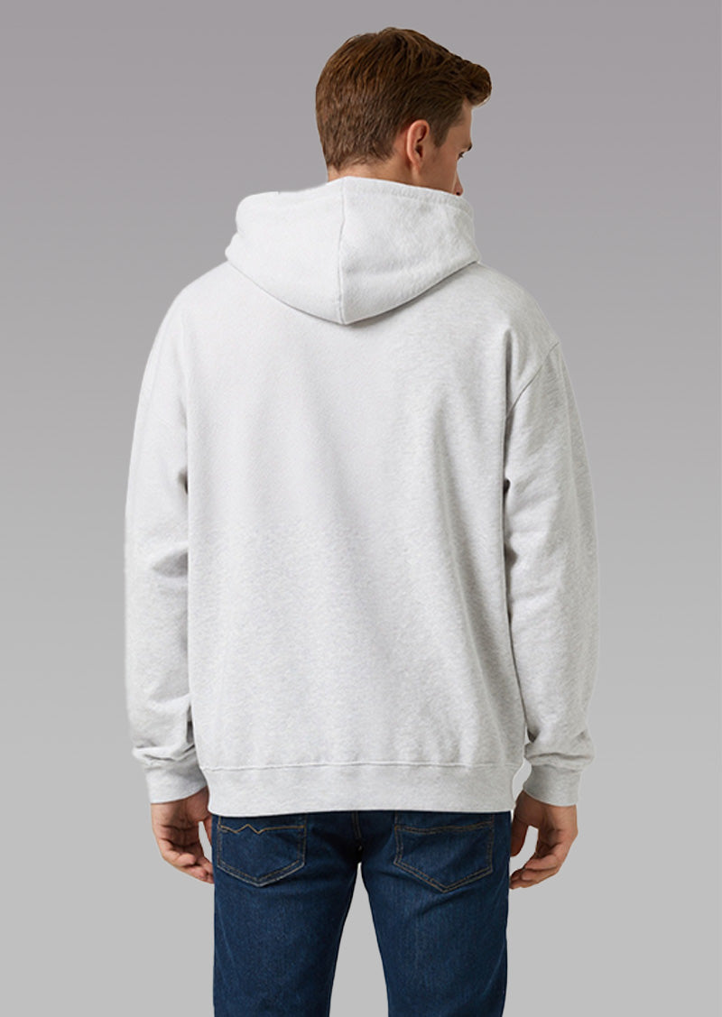 White Minimal Logo Hoodie