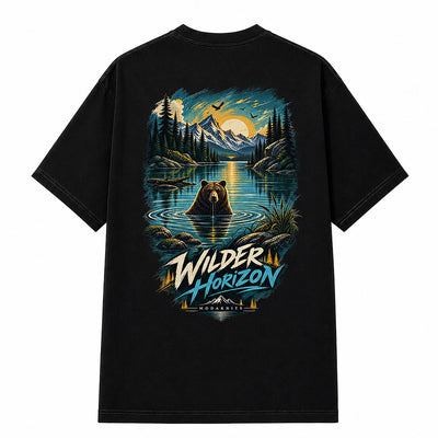 Wilder Horizon Black T-shirt